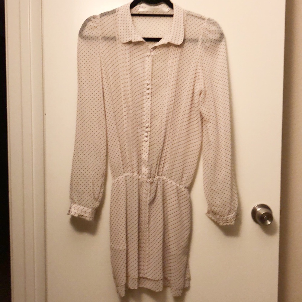 Sheer, Long Sleeve Dress, like new